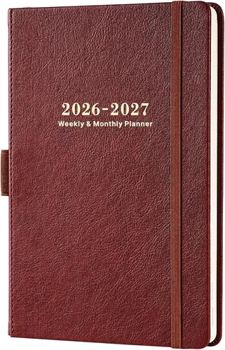 Miniatura 11 de Agenda 2026 – Agenda cristiana 2026, enero 2026 a diciembre 2026, 5.7 x 8.4 pulgadas, agenda semanal mensual 2026 con calcomanías, agenda diaria