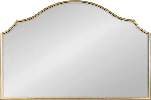 Miniatura 2 de Kate and Laurel Leanna Glam - Espejo de pared horizontal, 20 x 30, dorado, sofisticado espejo grande para pared
