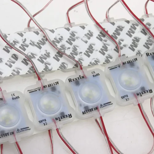 Miniatura 6 de Super brillante 110 V 100 unids nuevo modelo 2835 6 LED módulo 3W por módulo impermeable luz decorativa para letrero de letras carteles