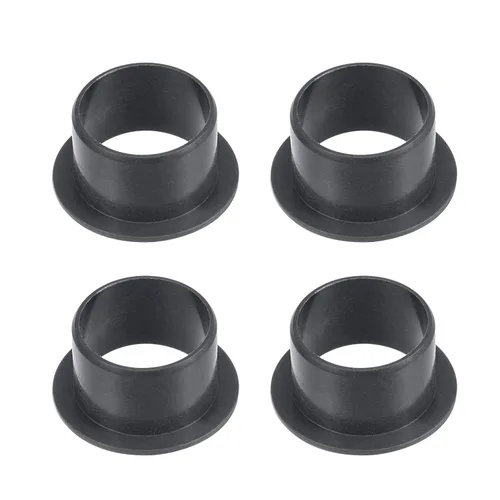 Miniatura 8 de uxcell - Cojinetes de manga con brida, 12 mm de diámetro interior, 14 mm de diámetro exterior, 10 mm de longitud, buje sin aceite envuelto en POM