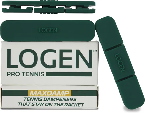 LOGEN Amortiguador de Tenis – Se queda en la raqueta – Pack de 3 amortiguadores de raqueta de tenis – Absorbe golpes y vibraciones de tenis – LOGEN