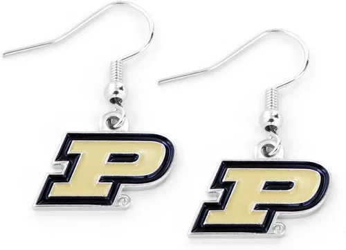 Miniatura 32 de aminco NCAA Pendientes colgantes con logo de la NCAA para adultos unisex