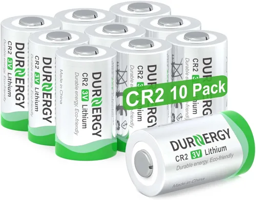 DURNERGY Baterías de litio CR2, paquete de 10 baterías CR2 de larga duración de 3 voltios para telémetros, compatibles con CR15H270