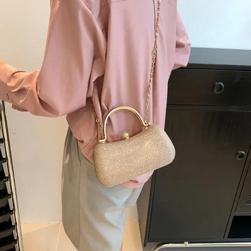 Miniatura 3 de Bolso de mano de noche para mujer, bolsos formales brillantes de noche, bolso de mano para boda, cóctel, graduación, fiesta, bolsa de noche