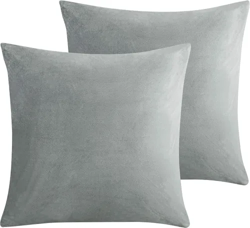 Miniatura 109 de NTBAY - Fundas de almohada de terciopelo con cierre para niños pequeños, 2 unidades, acogedoras, de lujo, de franela y felpa, para viajes, 33 x 46