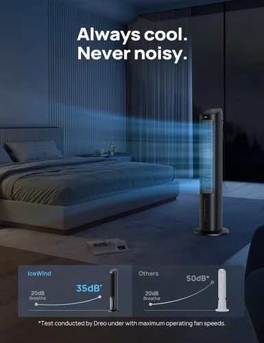 Miniatura 6 de Dreo Ventiladores de Aire Acondicionado Portátiles, Ventiladores de Pie de 40" que Soplan Aire Frío, AC Portátil, Enfriador de Aire Evaporativo