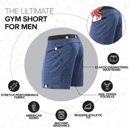 Miniatura 3 de Anthem Athletics Hyperflex - Pantalones cortos de 7 pulgadas para hombre, para cross-training, entrenamiento y gimnasio
