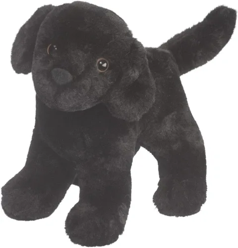 Douglas Abraham Black Lab - Animal de peluche para perro