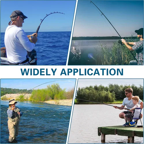 Miniatura 8 de Anzuelos de pesca anzuelos de cebo vivo, ganchos circulares de agua salada, ganchos de pesca de acero inoxidable, 2 ganchos circulares fuertes