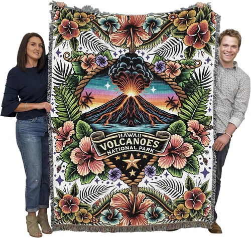 Miniatura 40 de Pure Country Weavers Manta del Parque Nacional Acadia, manta de tapiz de algodón para regalo, fabricada en los Estados Unidos, 72 x 54 pulgadas