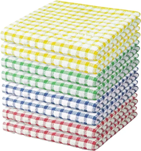 Miniatura 19 de Nialnant 8 Piezas Trapos de Cocina para Platos, 100% Algodón Suave Absorbente de Secado Rápido, Paños de Cocina para Cocina, Lavar Platos, Trapos