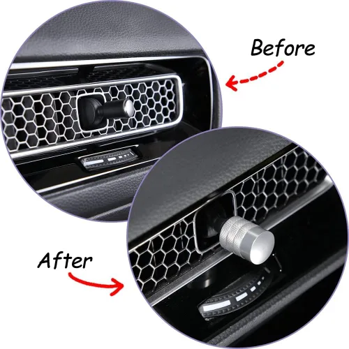 Miniatura 2 de PIUGILH Cubierta de palanca de ventilación de aire, perilla de salida de viento, adornos decorativos para Honda Civic 2022-2024 para Honda CRV 2023