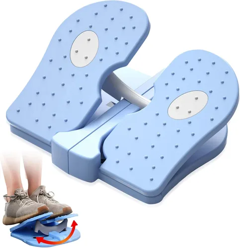Mini entrenador paso a paso, máquina de ejercicio de nailon reforzado para pies, escalera, silenciosa, plegable, para piernas para oficina en casa