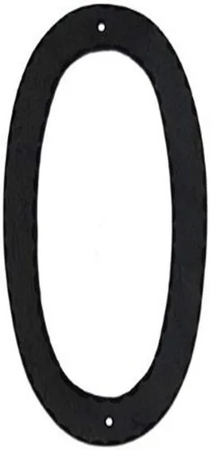 Montague Metal Products números estándar para casas, Negro