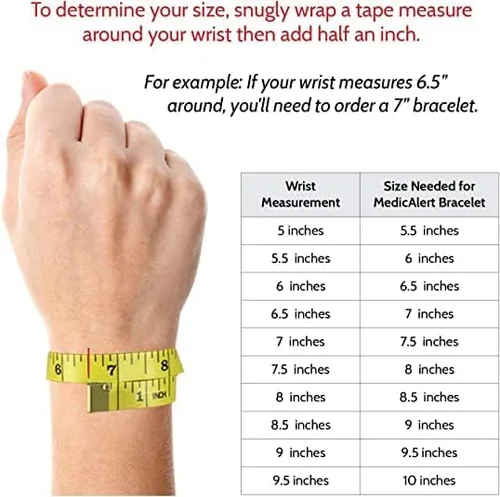 Miniatura 4 de MEDICALERT Pulseras de alerta médica para mujeres y hombres, pulseras de identificación médica para mujeres Pulsera de grabado personalizada