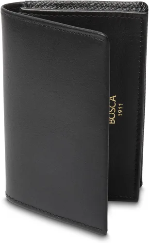 Miniatura 2 de Bosca Saffiano Full Gusset - Estuche para tarjetas con dos bolsillos con identificación, Negro -, Saffiano Full Gusset - Estuche para tarjetas