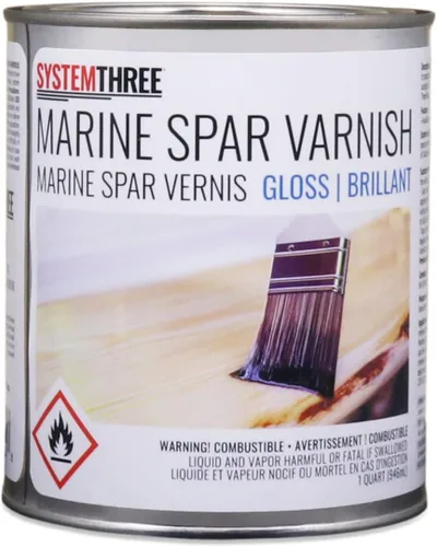 Miniatura 3 de System Three Spar barniz, 1 Cuarto de galón, Satin, 1 Satén