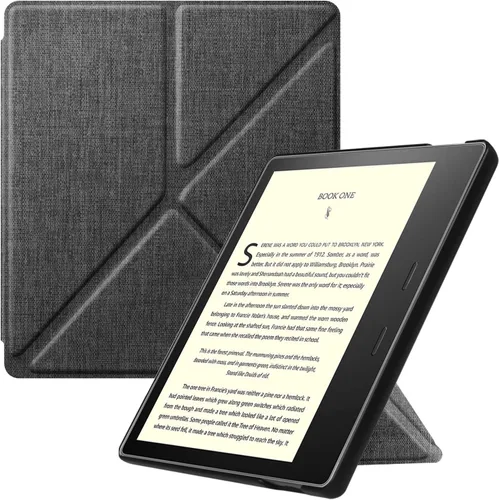 Miniatura 8 de Fintie Funda para Kindle Oasis de 7" (10ª/9ª generación, versión 2019/2017) - Funda de soporte de ajuste delgado compatible con lectura manos libres