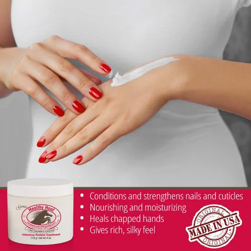 Miniatura 5 de Gena Crema Pezuña Saludable, cuidado completo de cutículas y uñas, para hidratar, acondicionar y tratar cutículas y fortalecer las uñas, 4 onzas