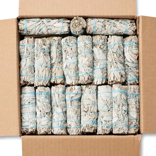 Miniatura 7 de JL Local 20 barras de salvia blanca para manchas de 4 pulgadas cultivadas de forma sostenible, destinadas al crecimiento espiritual personal, alivio