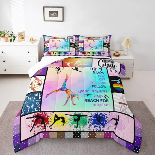 Miniatura 16 de Lindo Juego de Edredón de Elefante Juego de Ropa de Cama de Animales de Dibujos Animados para Niños Niñas Mujeres Adultos Edredón de Hojas