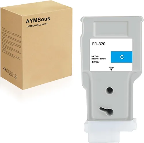 Miniatura 9 de Cartucho de tinta compatible de repuesto para Canon PFI-320 PFI320 PFI-320BK PFI320BK 300ML para Canon imagePROGRAF IPF TM-200 IPF TM-205 IPF TM-300