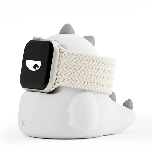 Miniatura 12 de ELETIUO Soporte Cargador Compatible con Apple Watch Series Ultra2/Ultra/10/9/8/SE2/7/6/SE/5/4/3/2/1 (49/46/45/44/42/41/40/38mm), Base de Carga Rosa