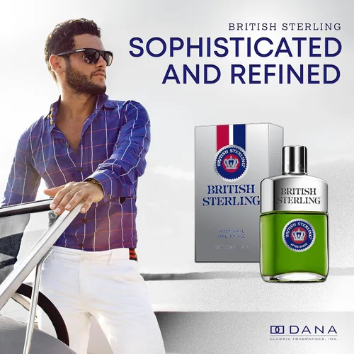 Miniatura 2 de British Sterling Aftershave para hombre de DANA 3.8 onzas
