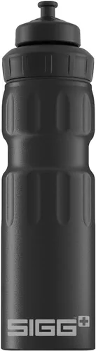Miniatura 11 de SIGG - Botella de agua deportiva - WMB Sports Black - Con tapa deportiva de 3 etapas - Fabricado en Suiza - A prueba de fugas - Ligero - Metal