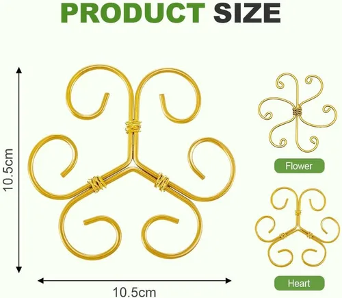 Miniatura 4 de Juego de soporte para tallos de plantas, 2025 nuevo soporte de plástico reutilizable para plantas trepadoras, enrejado de 3/6 piezas, estacas