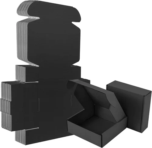 Miniatura 10 de Paquete de 25 Cajas de Envío Pequeñas Moradas de Cartón Corrugado 9x6x3 pulgadas, Caja Corrugada para Embalaje de Pequeños Negocios, Empaque