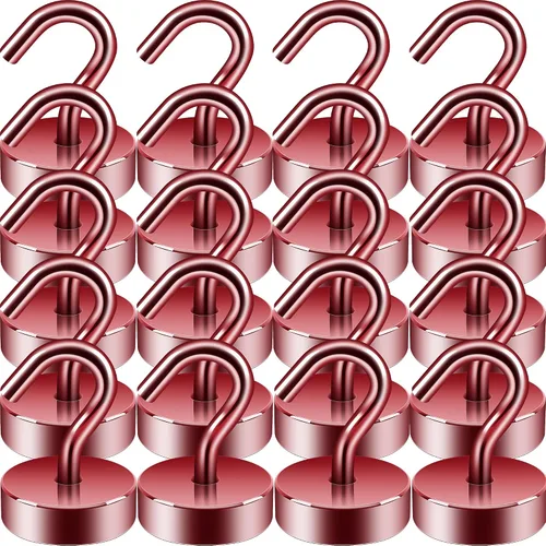 Miniatura 59 de Neosmuk Ganchos magnéticos, esenciales para cruceros, más de 32 libras, ganchos magnéticos resistentes para cabinas de cruceros, refrigerador