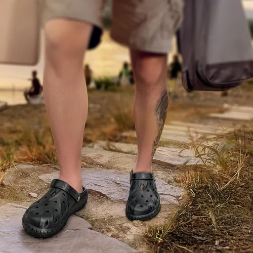 Miniatura 7 de BULLIANT Zuecos para Hombre, Sandalias de Mules Cómodas para Hombre y Mujer con Plantilla Acolchada y Soporte de Arco - EVA Ligera