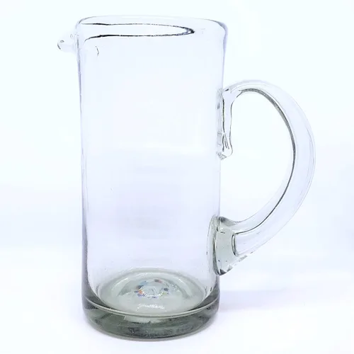 Miniatura 12 de Clear Blown - Juego de 6 vasos de 10 onzas, cristalería mexicana hecha a mano, vidrio reciclado, sin plomo ni toxinas (mezclador)