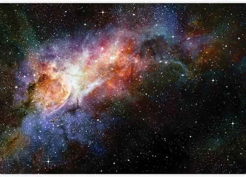 Miniatura 2 de wall26 - Hermosa Galaxia Multicolor - Mural de Pared, Adhesivo Extraíble - 100x144 pulgadas