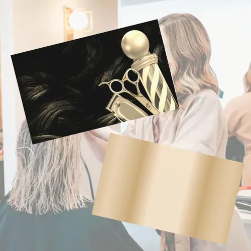 Miniatura 5 de Tarjetas de visita personalizadas de doble cara Papel mate profesional de 300 GSM para pequeñas empresas 3.5 x 2 pulgadas Hair Salon