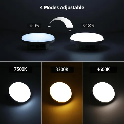 Miniatura 2 de Linterna Colgante LED para Tienda de Campamento Recargable Portátil Impermeable para Exteriores con Alimentación por Batería para Glamping