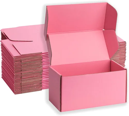 Miniatura 37 de Cajas de envío pequeñas de 6 x 4 x 3 pulgadas, cajas de cartón corrugado negro (paquete de 20) para correo, embalaje, pequeñas empresas y embalaje