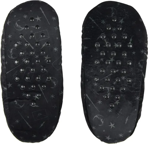Miniatura 3 de Bioworld Harry Potter Slippers Hogwarts Crest Embroidered Slipper Socks With No-Slip Sole For Women Men