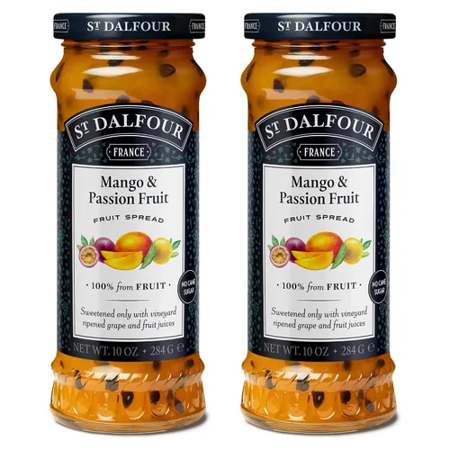 Miniatura 37 de St. Dalfour Untable de frutas de arándanos, 10 onzas, 100% de frutas, sin ingredientes artificiales, sin OMG, sin azúcar de caña, todo natural