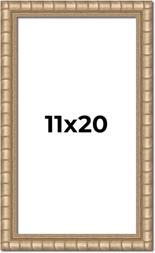 Miniatura 118 de Marco de fotos de madera maciza plateada de 32 x 32 pulgadas de ancho de 1.5 pulgadas Profundidad del marco interior de 0.5 pulgadas Marco