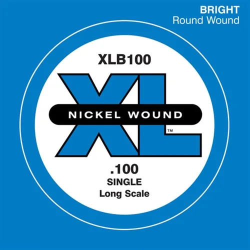 Miniatura 29 de D'Addario XLB020P Guitarra Bajo de Acero Liso Cuerda Simple, Escala Larga, .020