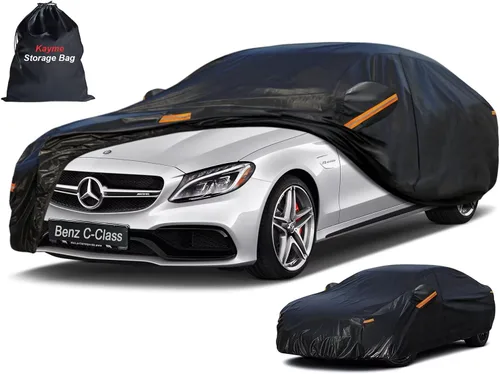 Miniatura 54 de Kayme - Cubierta completa impermeable de 7 capas para Honda Civic Sedán/Coupé (1991-2024), apta para todo clima, protección p/exteriores contra