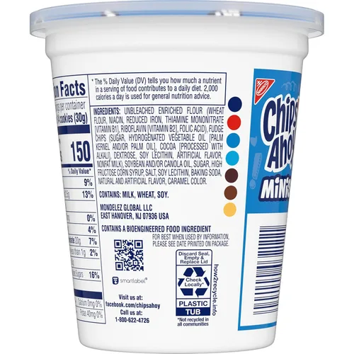 Miniatura 12 de CHIPS AHOY! Mini galletas originales con chispas de chocolate, 12 Go-Paks