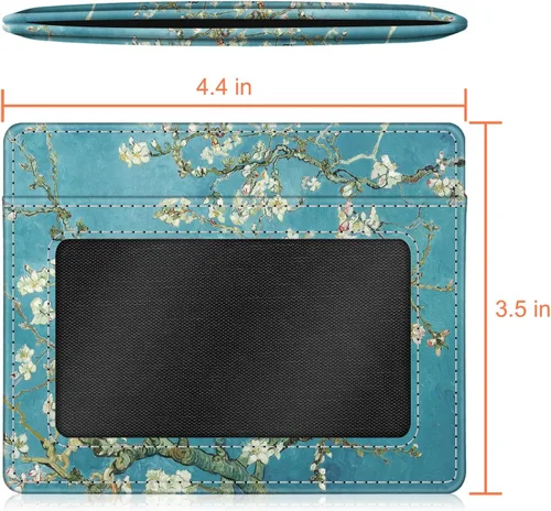 Miniatura 133 de Fintie Billetera delgada y minimalista para bolsillo frontal, con bloqueo RFID, tarjetero y ventana de identificación, para hombre o mujer