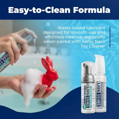 Miniatura 7 de Swiss Navy Lubricante Premium a Base de Agua - 2 oz - Gel Lubricante para Hombres, Mujeres y Parejas - Seguro para Juguetes - Fórmula que No Mancha