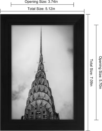 Miniatura 2 de Marcos para fotos de 4 x 6 pulgadas negros, juego de 12 para decoración de pared, galería, collage, marcos para fotos o exhibición en mesa