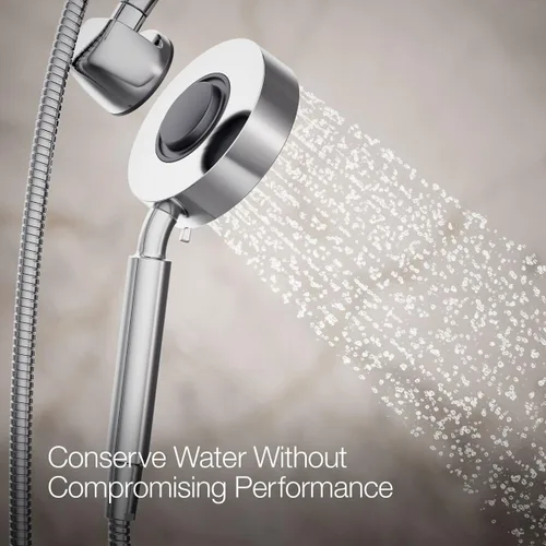 Miniatura 5 de Kohler Purist - Kit combinado de ducha multifunción 2 en 1 de 1,75 Gpm cromo pulido