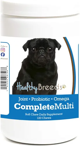 Miniatura 69 de Healthy Breeds Boxer todo en uno multivitamínico suave masticable 120