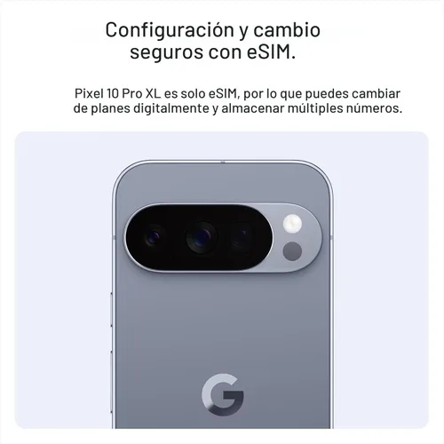 Miniatura 12 de Google Pixel 10 Pro XL - Smartphone Android desbloqueado - Asistente de IA Gemini, sistema de cámara trasera triple, batería de carga rápida de 24+